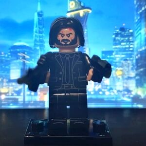 NEW John Wick Movie Custom Lego Minifigure with accessories